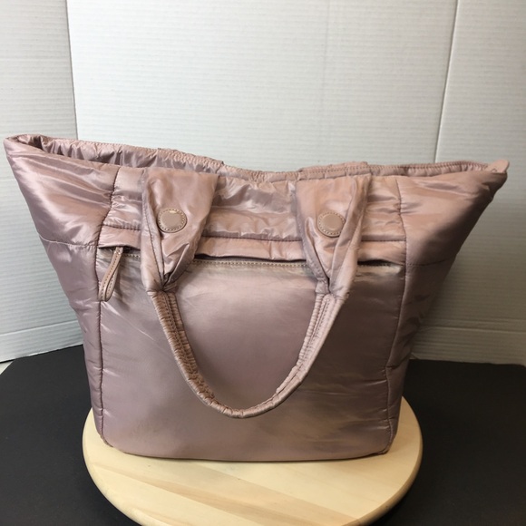 Caraa Free People Nimbus Weekender Tote Bag Pink Large Diaper Bag